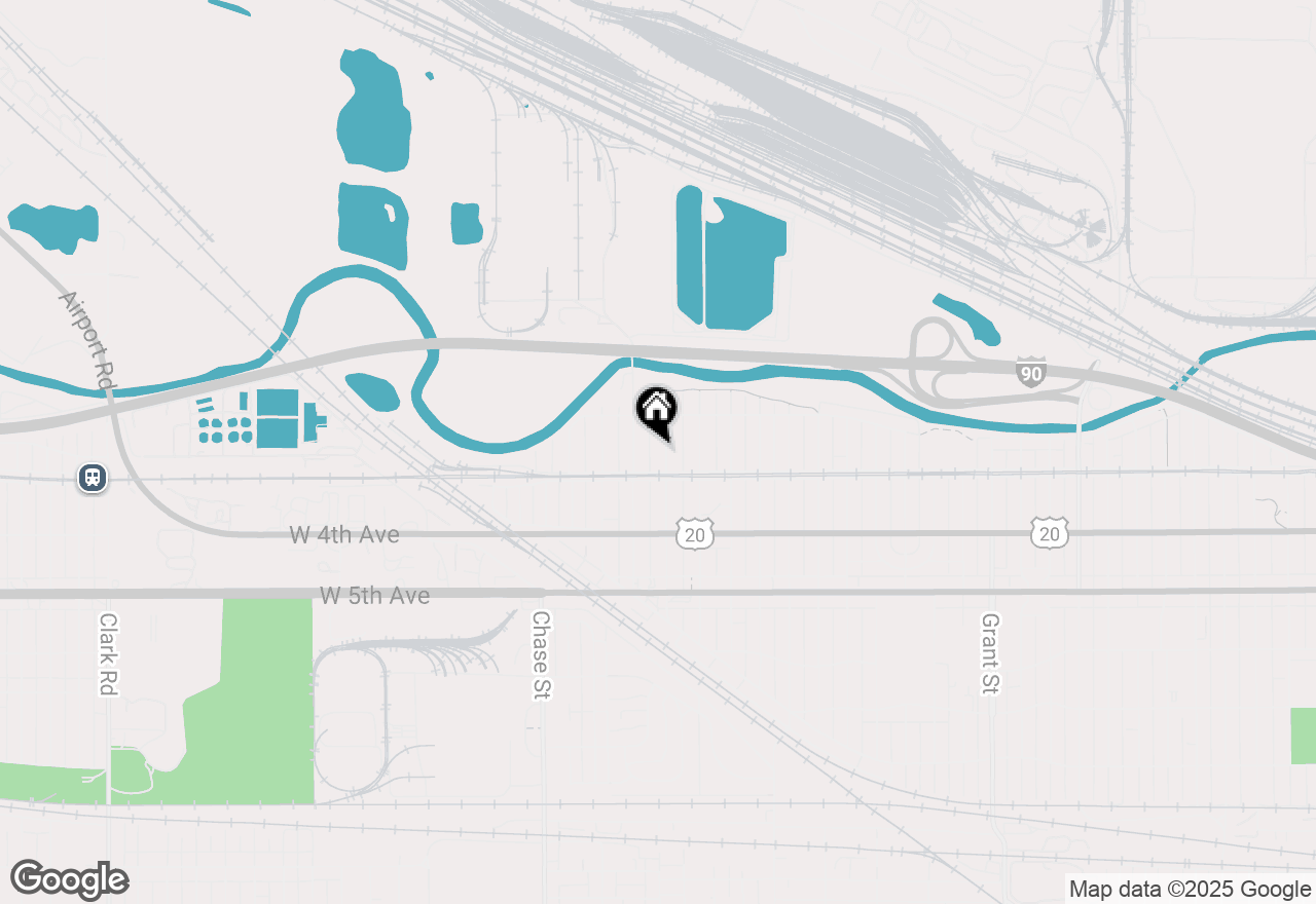 Map of 252 Marshall Street, Gary, IN 46404