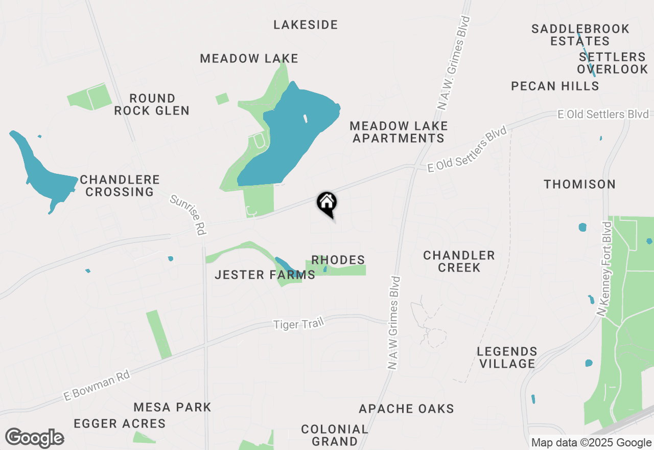 Map of 1206 Champion Dr, Round Rock, TX 78664