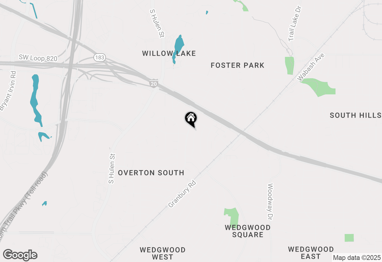 Map of 5005 South Drive, Fort Worth, TX 76132