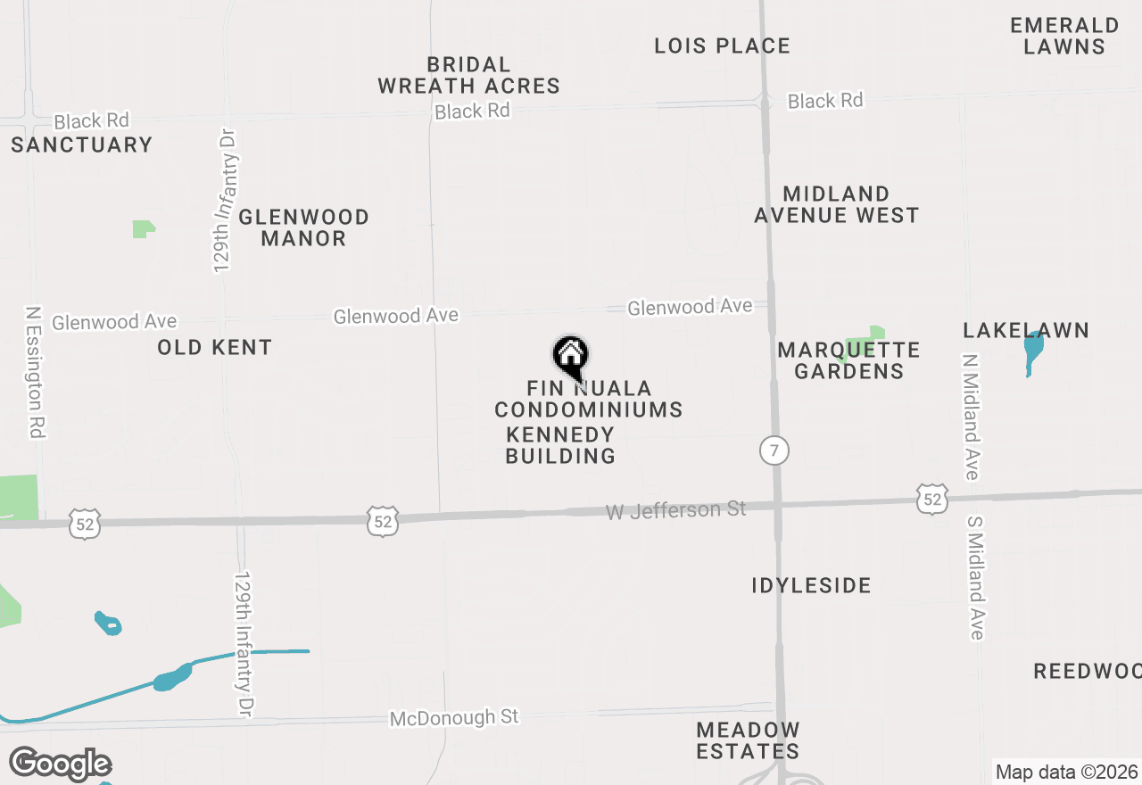 Map of 216 Madison Street #1A, Joliet, IL 60435