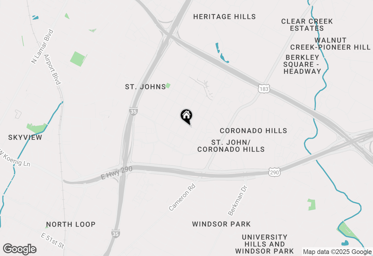 Map of 6916 Meador Ave, Austin, TX 78752