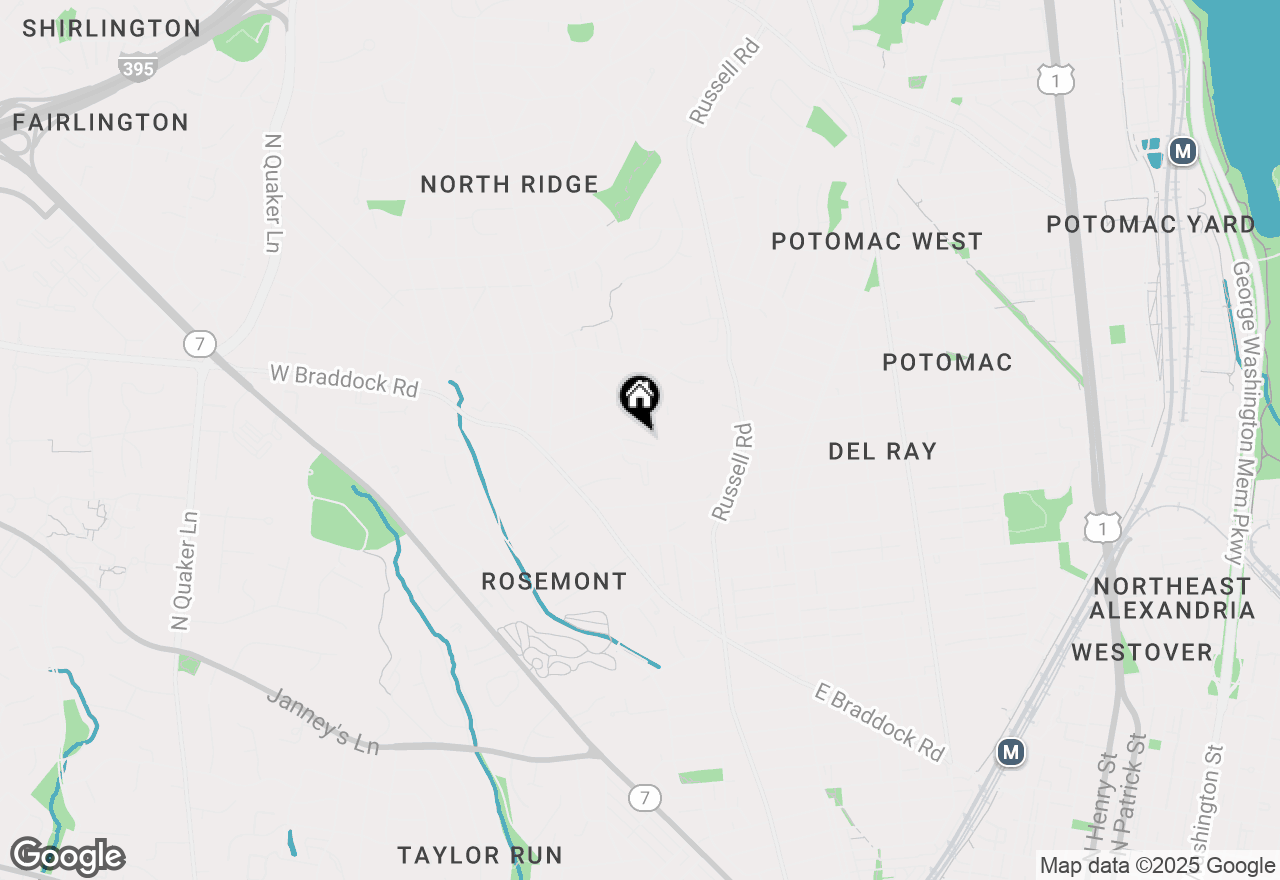 Map of 403 Thomas Street, Alexandria, VA 22302