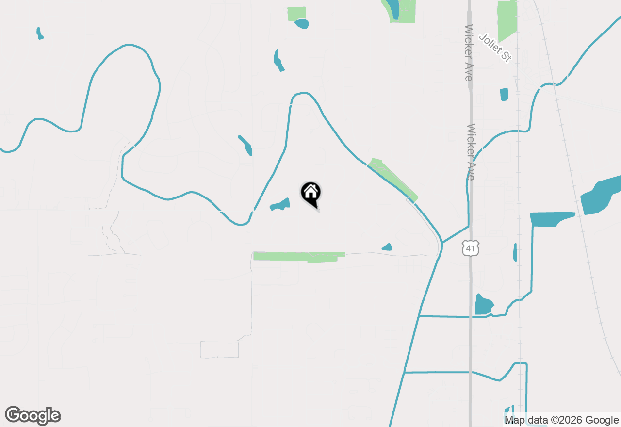 Map of 10106 Belmont Court, St. John, IN 46373