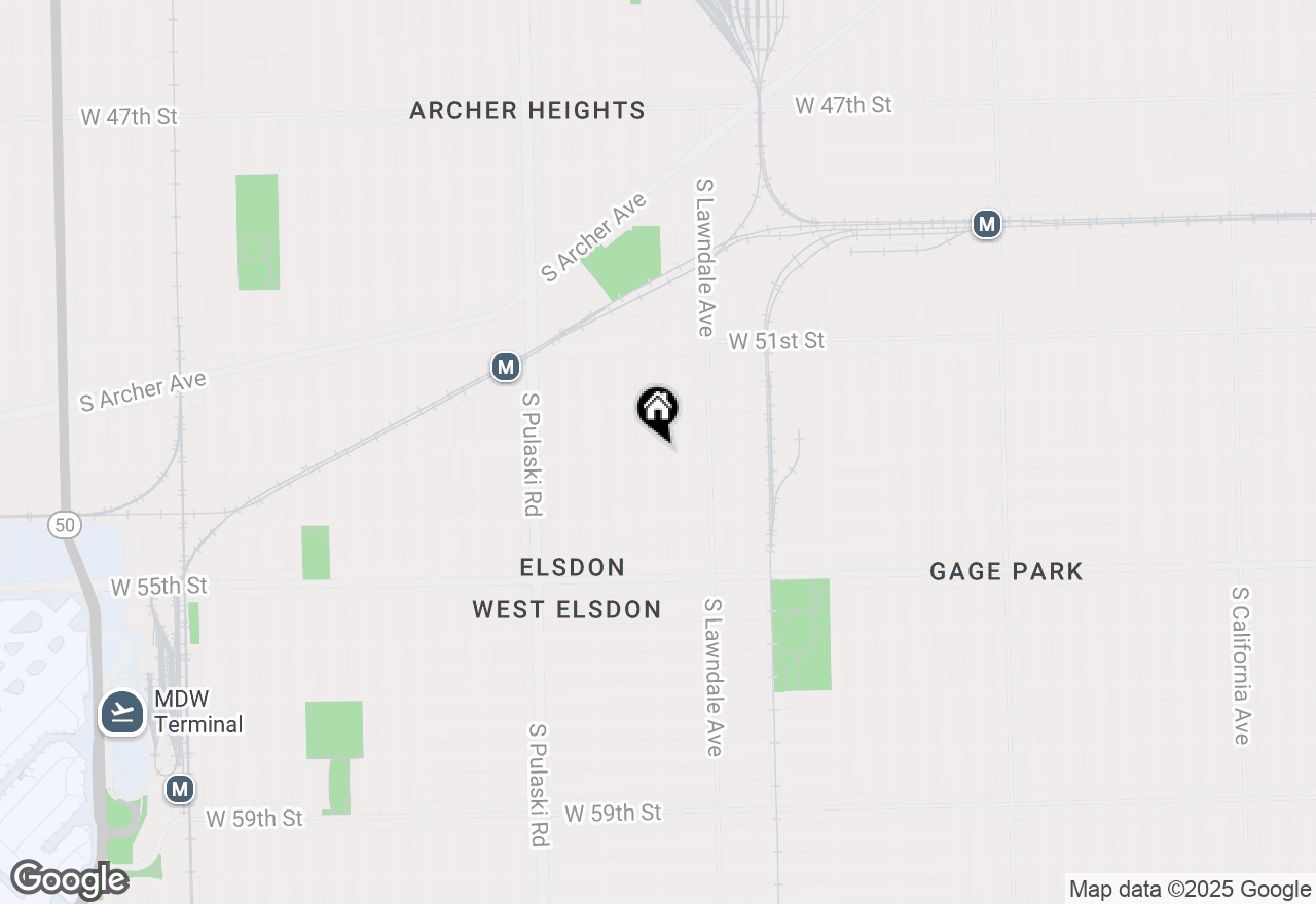 Map of 5251 S Hamlin Avenue, Chicago, IL 60632