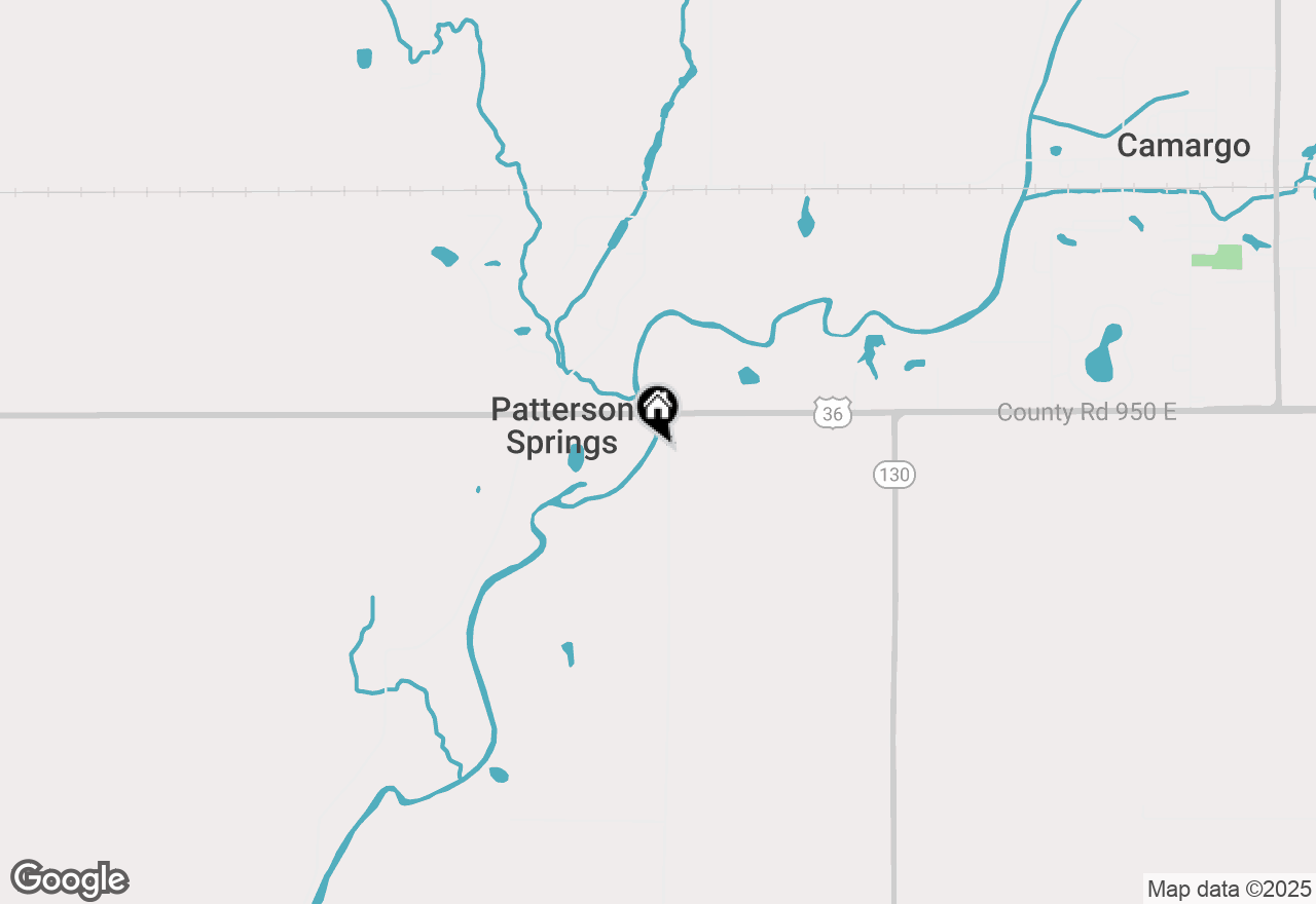 Map of 948 N County Road 1525 E, Camargo, IL 61919