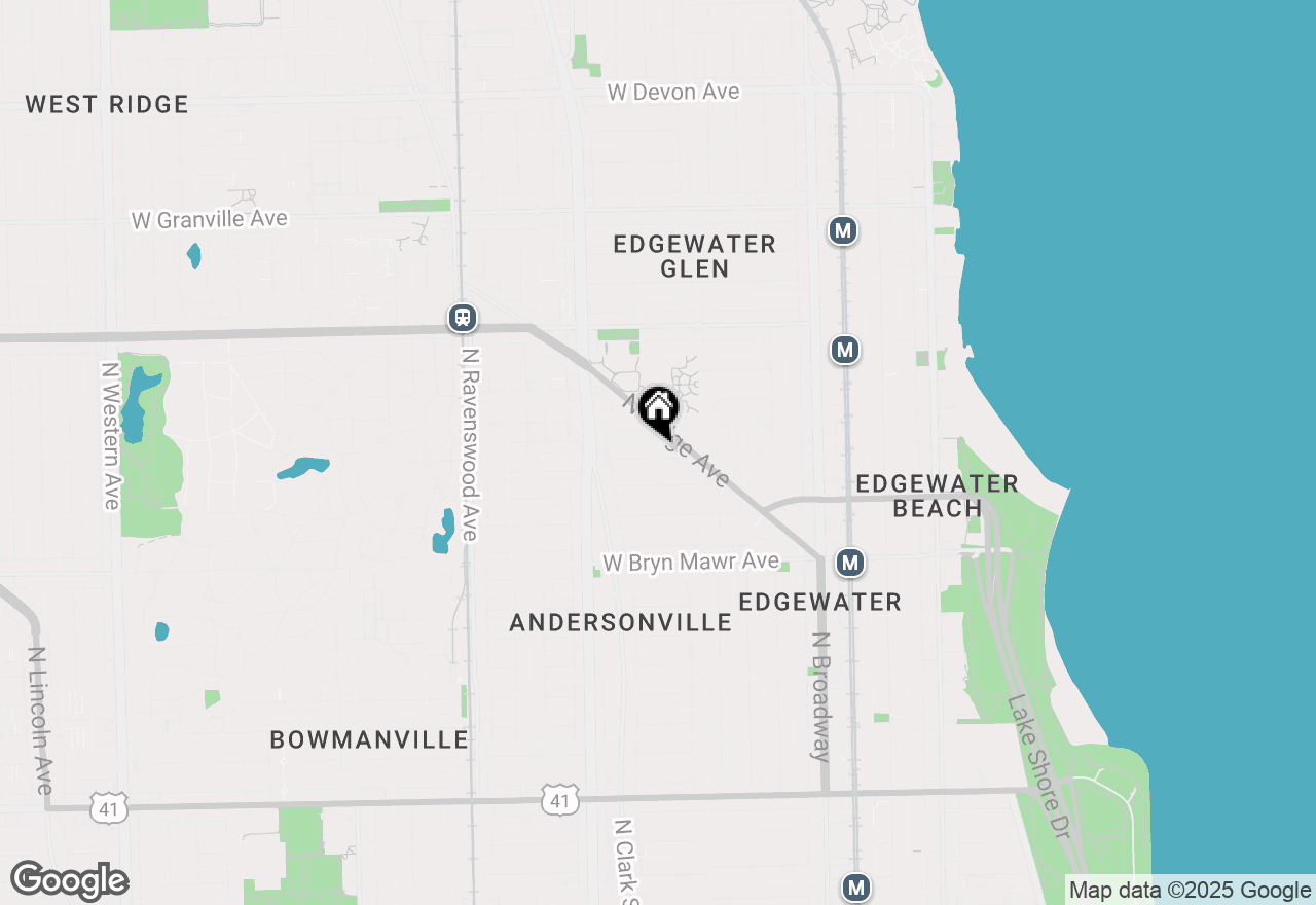 Map of 1443 W Victoria Street #3E, Chicago, IL 60660