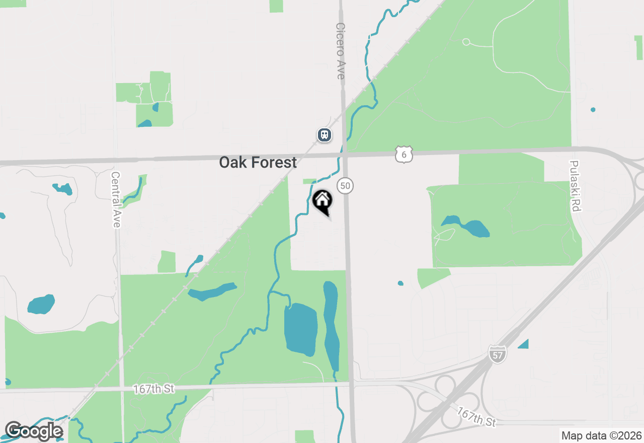 Map of 16125 Forest Avenue, Oak Forest, IL 60452