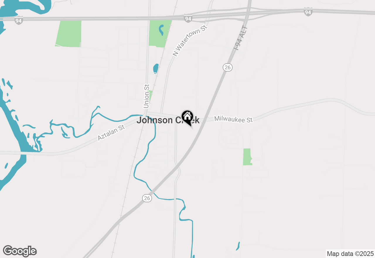 Map of 111 South St, Johnson Creek, WI 53038