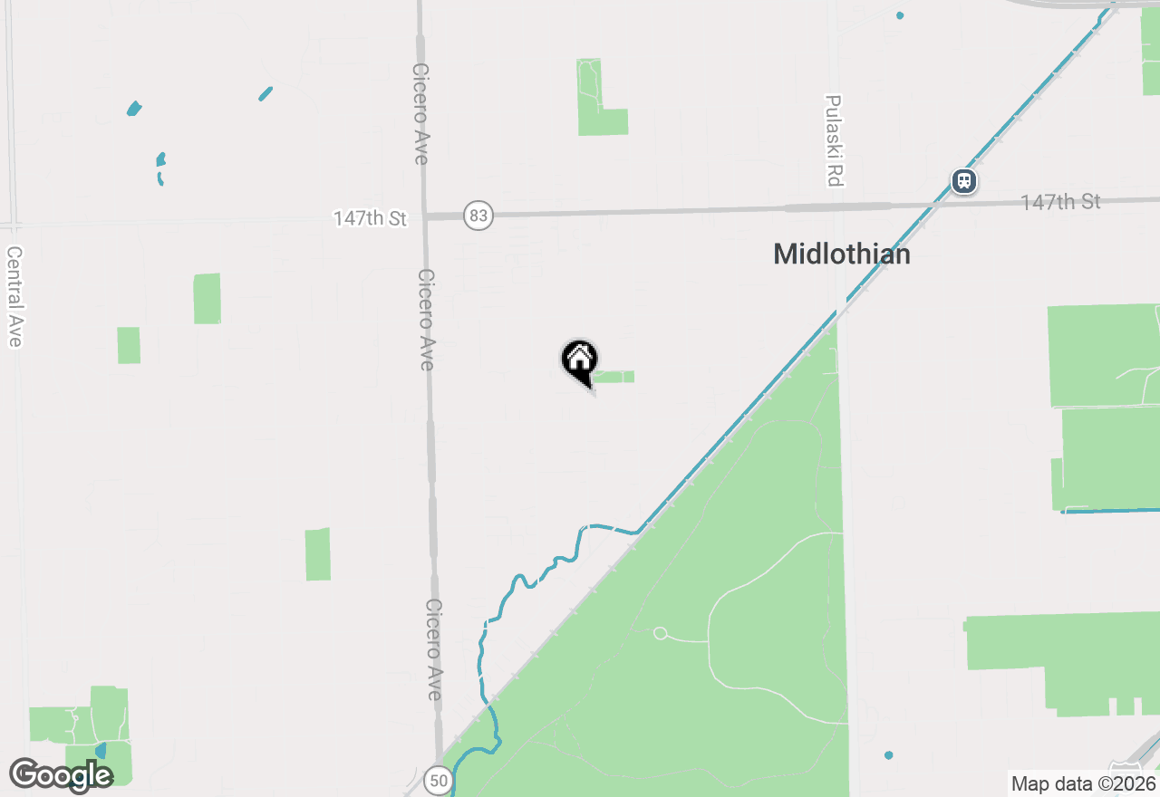Map of 4501 Concordia Court, Midlothian, IL 60445