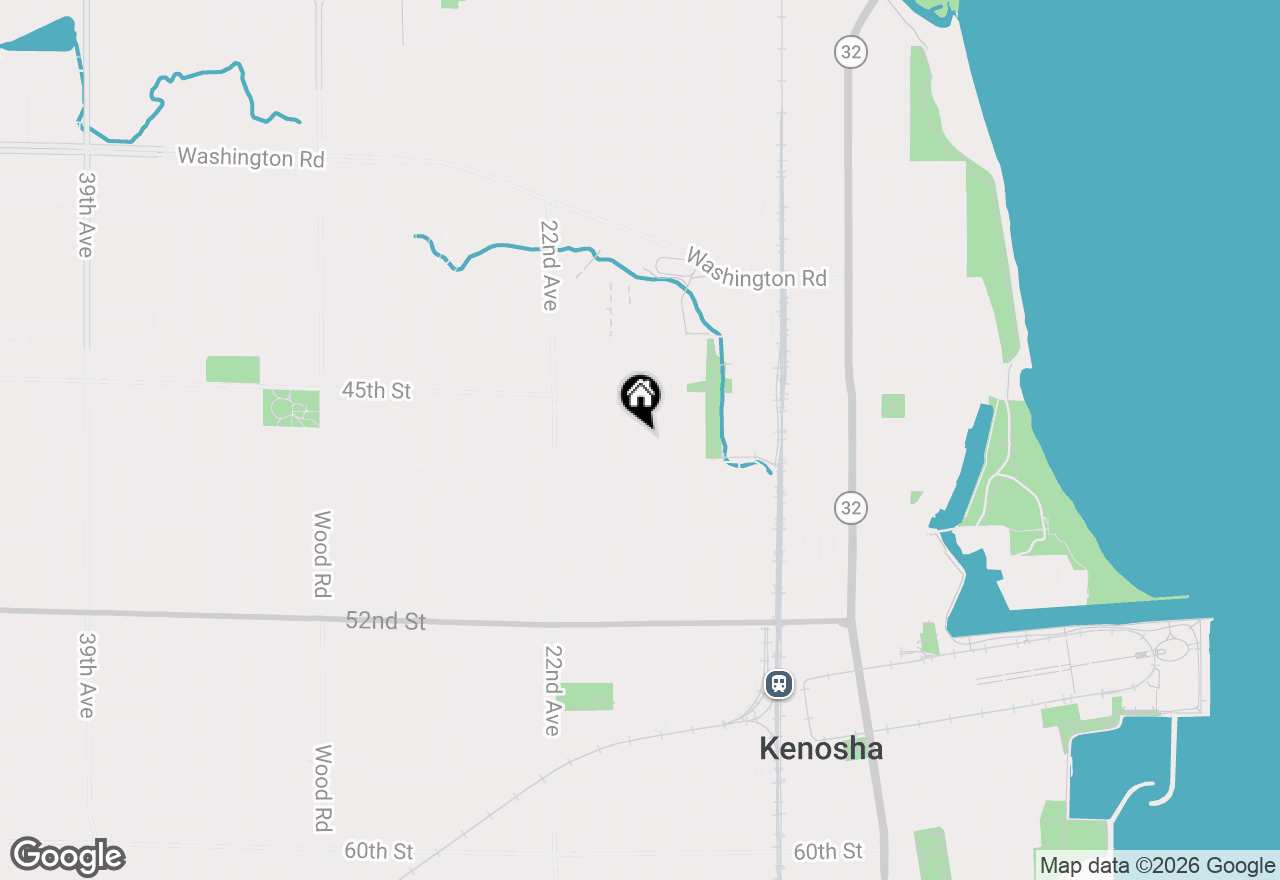 Map of 4601 19th Ave, Kenosha, WI 53140