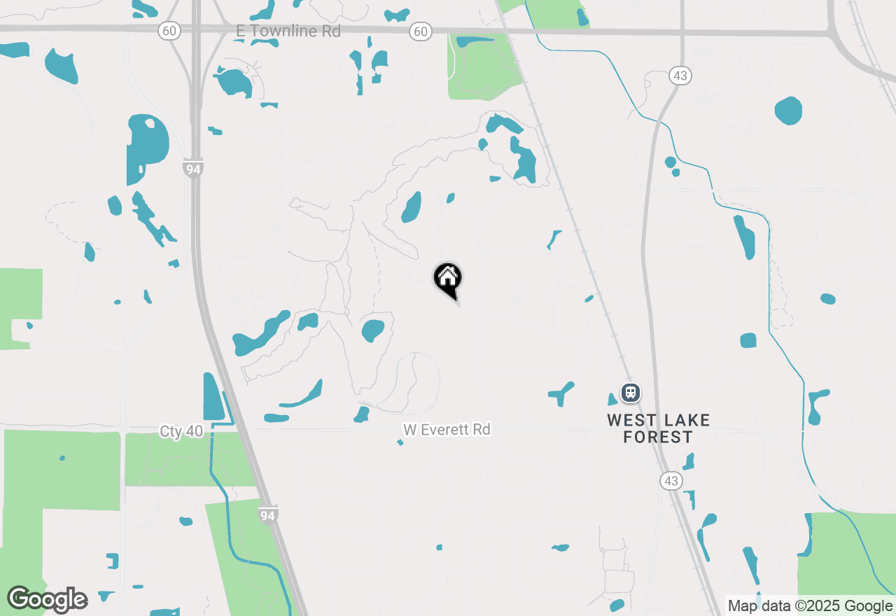 Map of 1579 Conway Road, Lake Forest, IL 60045