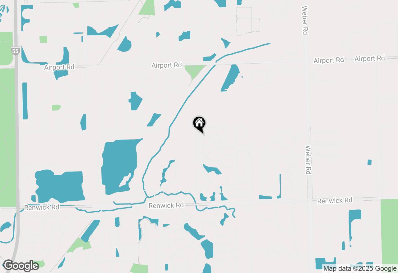 Map of 627 Saugatuk Circle, Romeoville, IL 60446