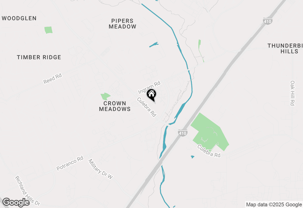 Map of 7225 Culebra Road, San Antonio, TX 78251