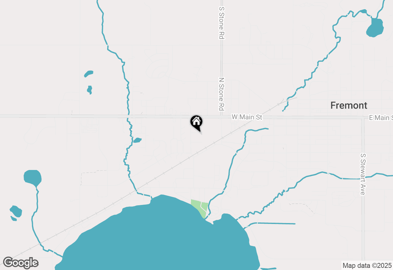 Map of 1034 Leo Street, Fremont, MI 49412