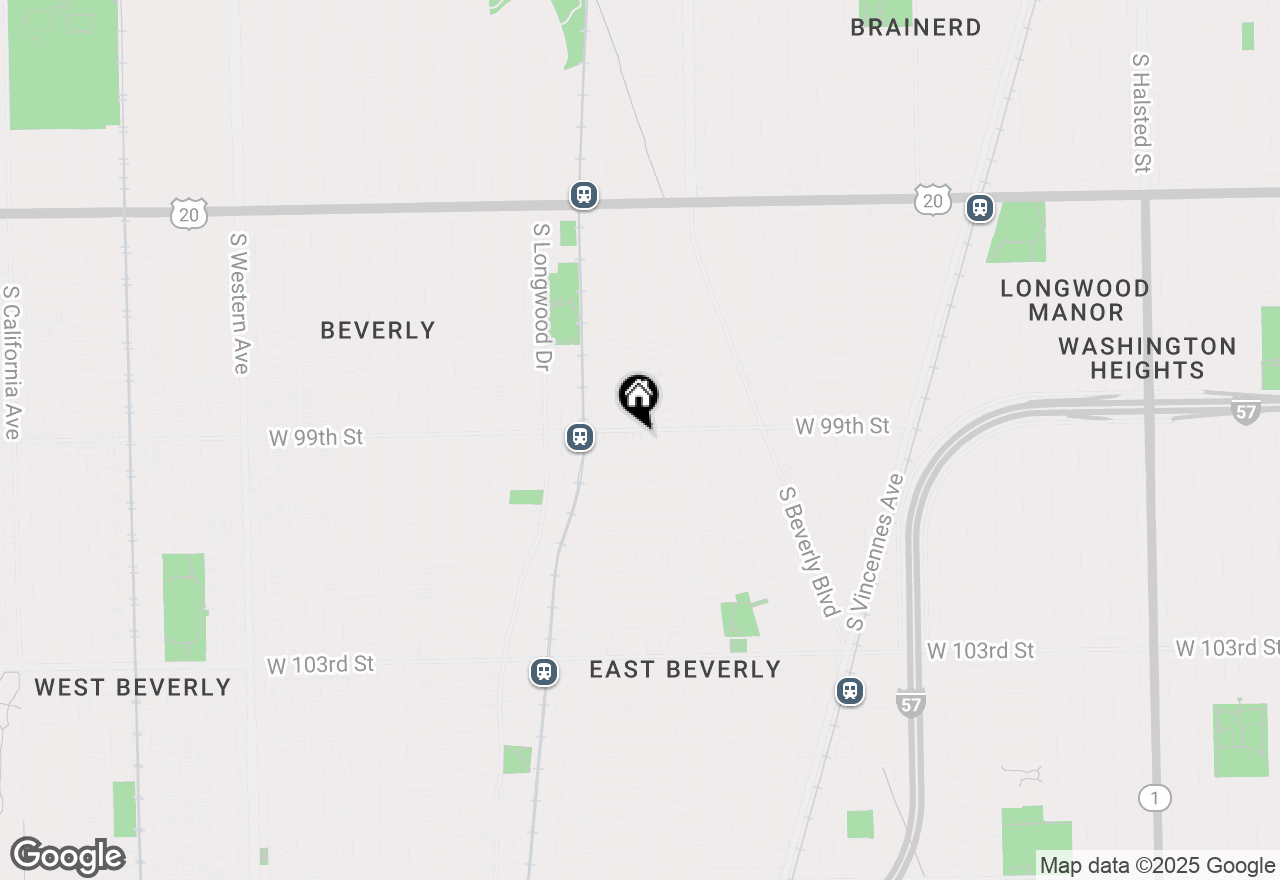 Map of 1641 W 99th Street, Chicago, IL 60643