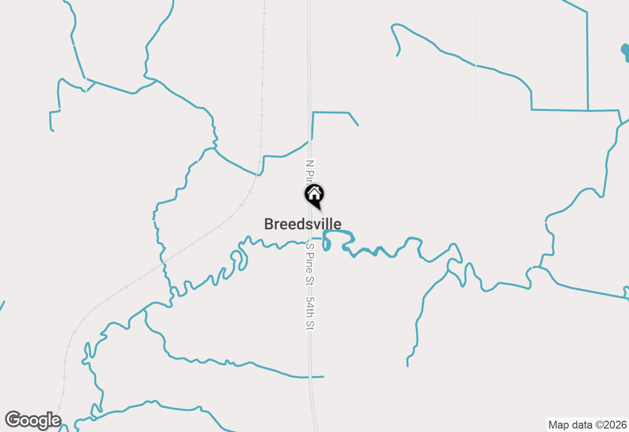 Map of 50 N Pine Street, Breedsville, MI 49027