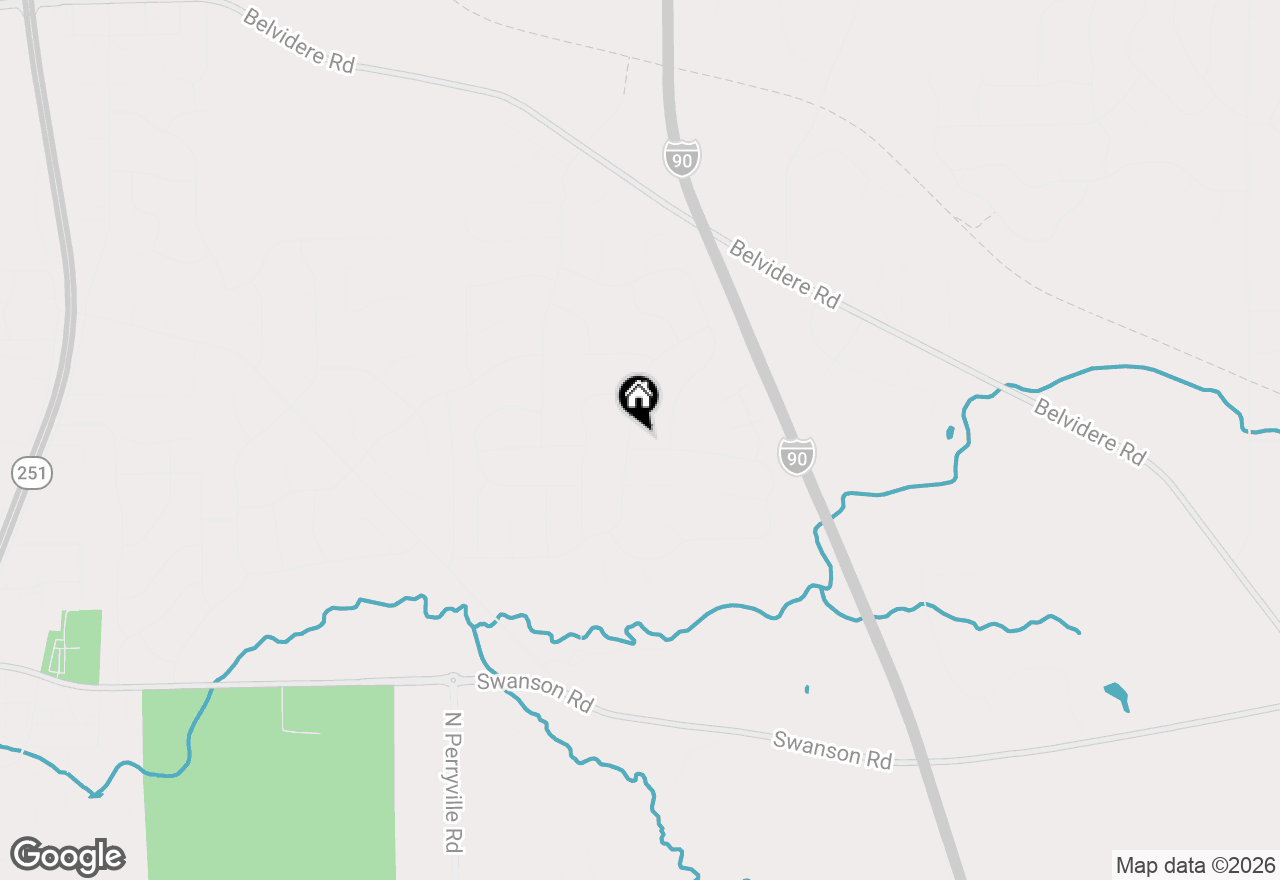 Map of 6658 Nestlewood Drive, Roscoe, IL 61073