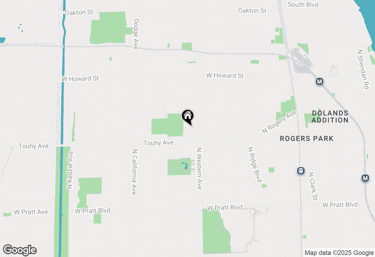 Map of 7249 N Campbell Avenue #B, Chicago, IL 60645