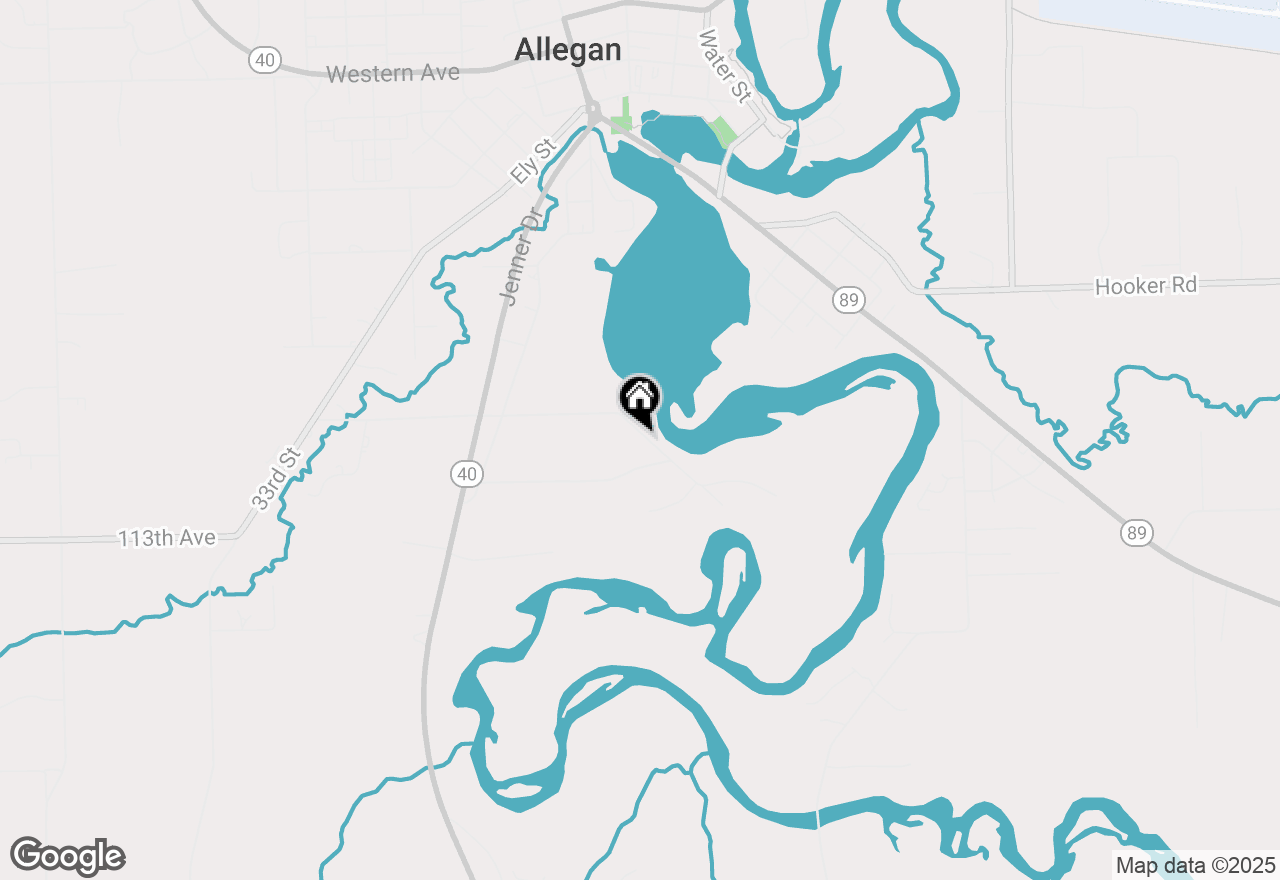 Map of 171 Thomas Street, Allegan, MI 49010