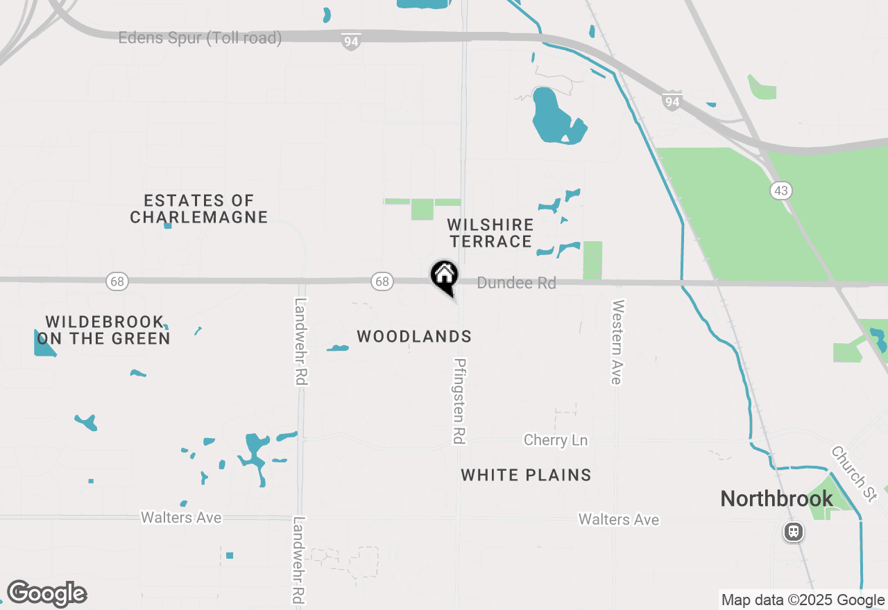 Map of 2801 Brindle Court, Northbrook, IL 60062