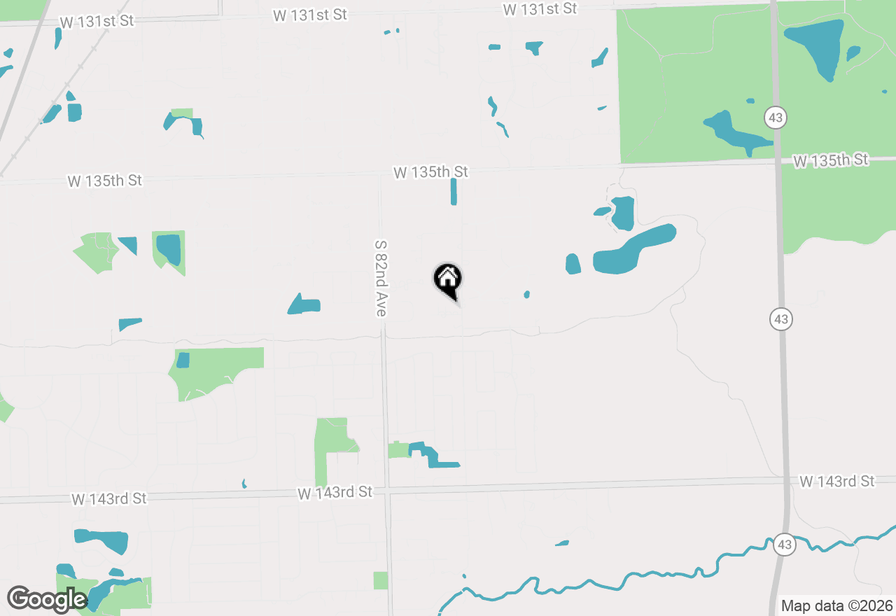 Map of 8010 Salvatori Court, Orland Park, IL 60462