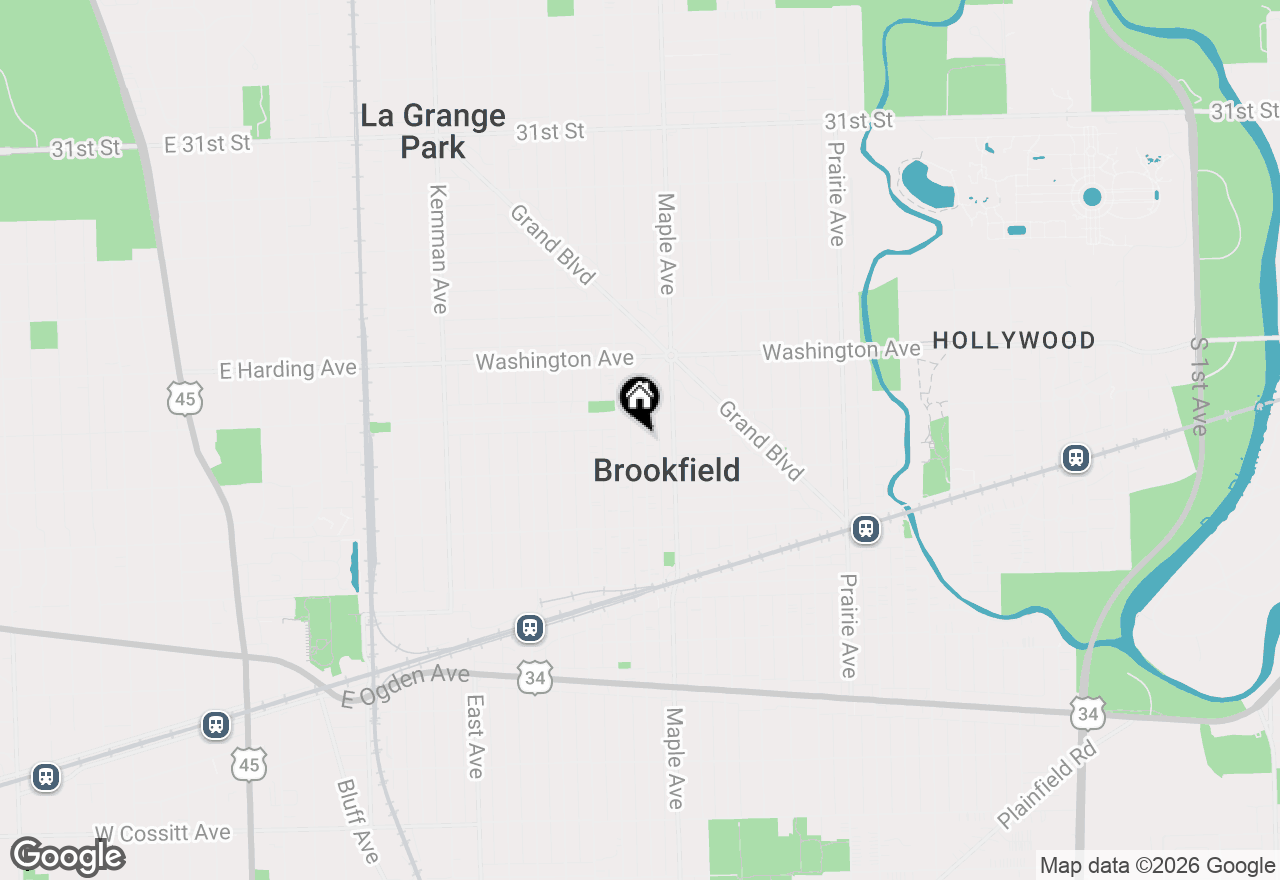 Map of 3622 Arthur Avenue, Brookfield, IL 60513