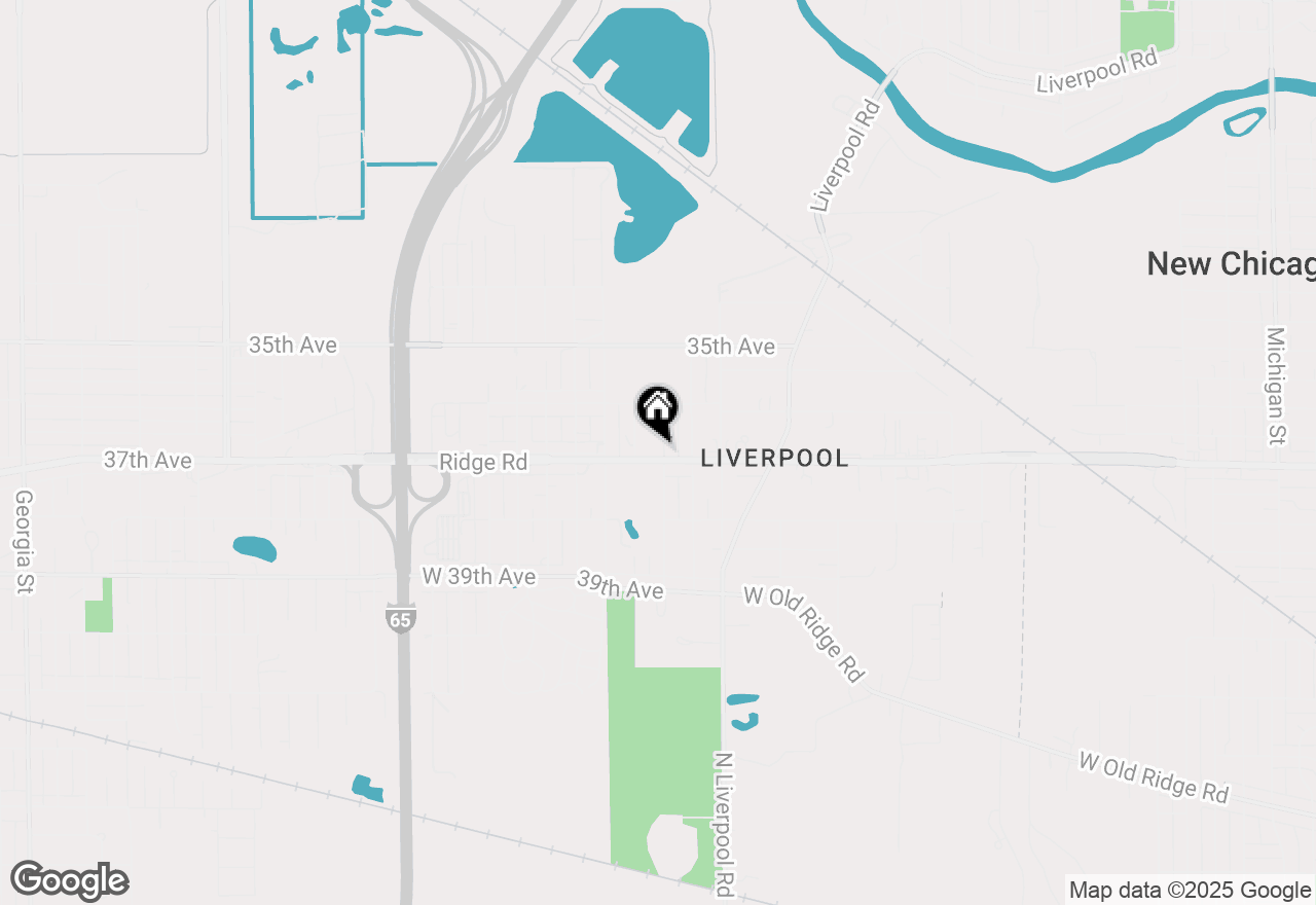 Map of 2936 E Ridge Rd, Lake Station, IN 46405