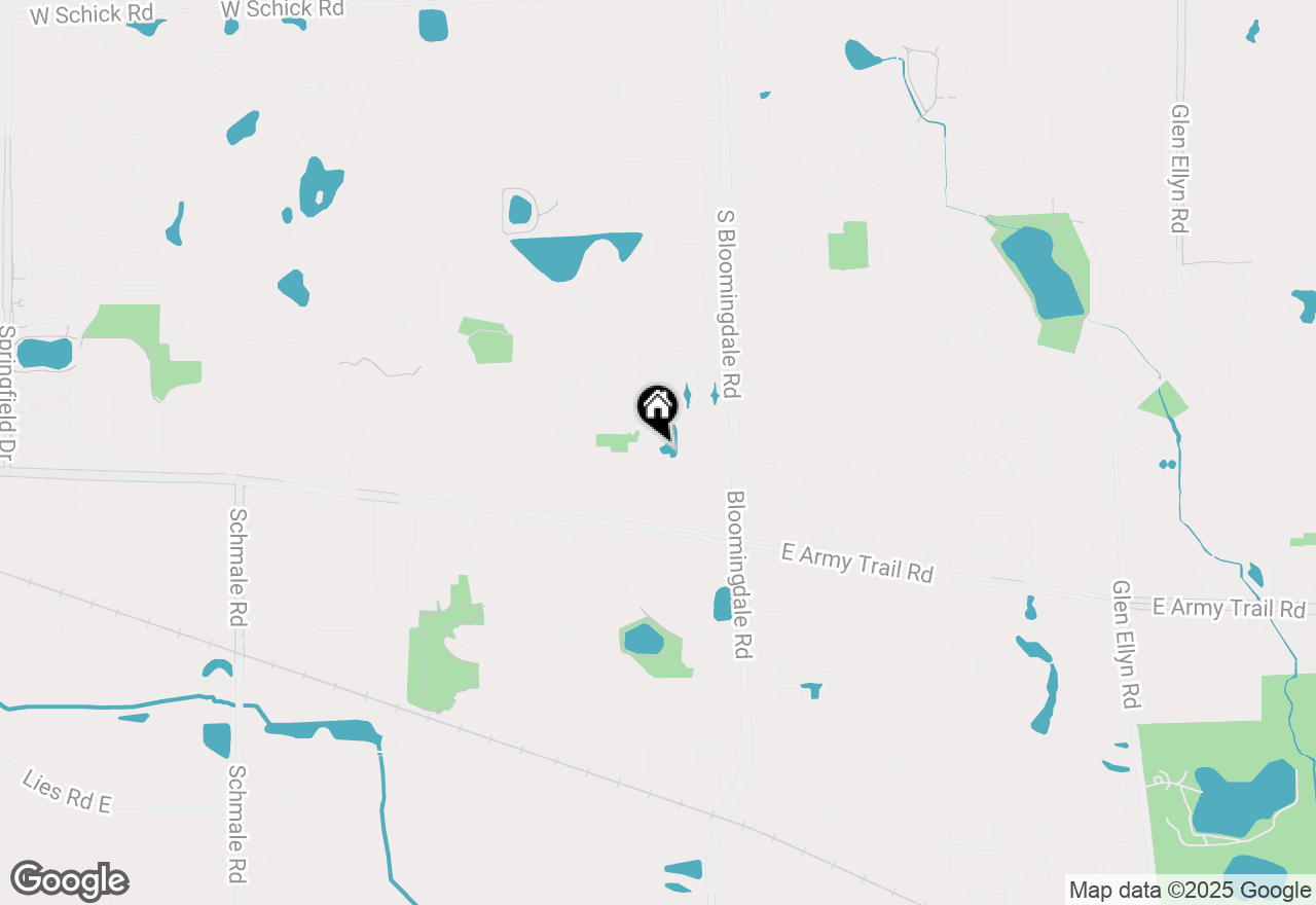 Map of 2181 Lake Ridge Drive, Glendale Heights, IL 60139