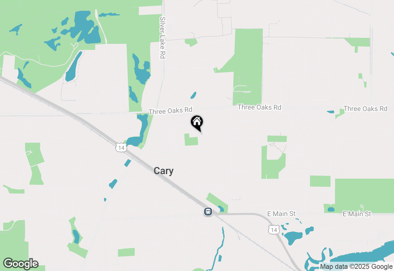 Map of 329 W Margaret Terrace, Cary, IL 60013