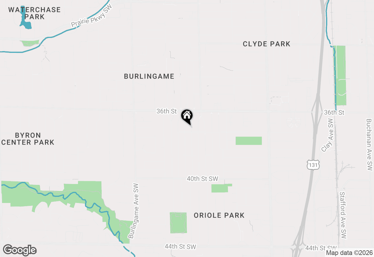 Map of 3640 Raven Avenue Sw, Wyoming, MI 49509