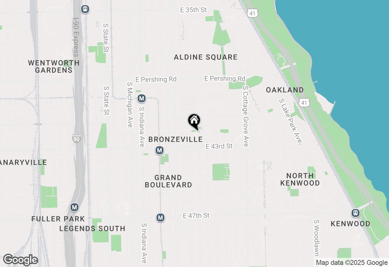 Map of 4212 S Vincennes Avenue, Chicago, IL 60653