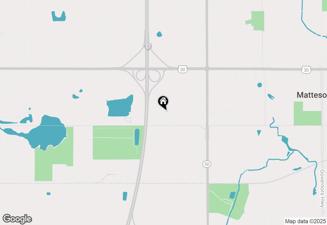 Map of 5228 Southwick Court, Matteson, IL 60443