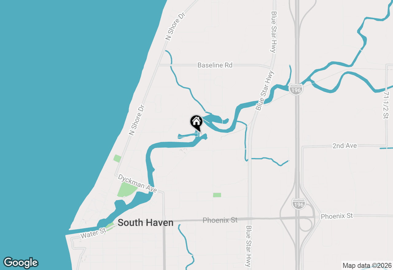 Map of 300 Oak Street #41 & 42, South Haven, MI 49090