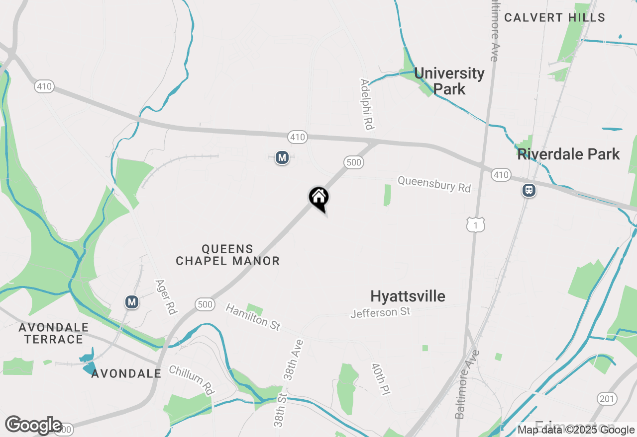 Map of 3810 Oglethorpe Street, Hyattsville, MD 20782