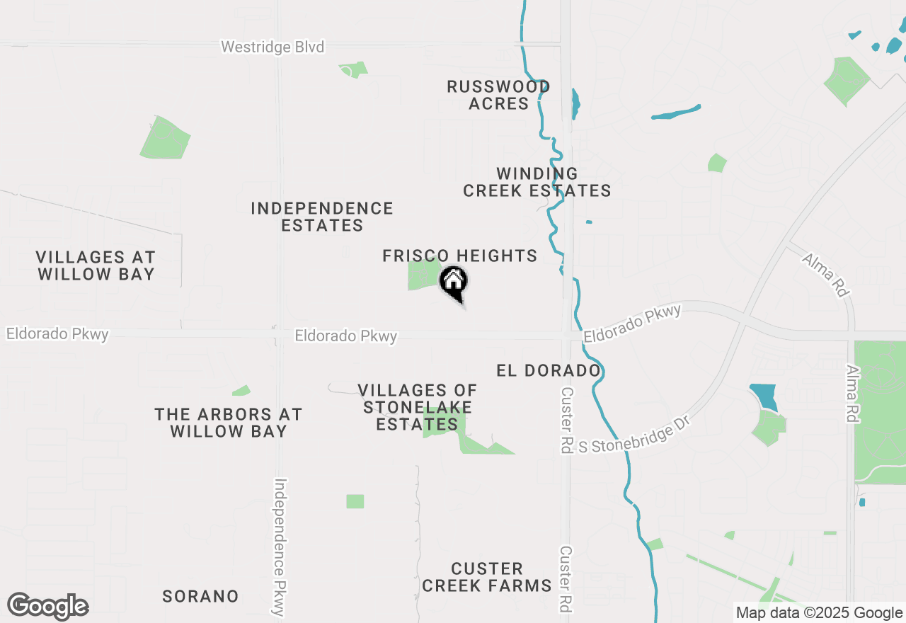 Map of 11841 Chaparral Drive, Frisco, TX 75035