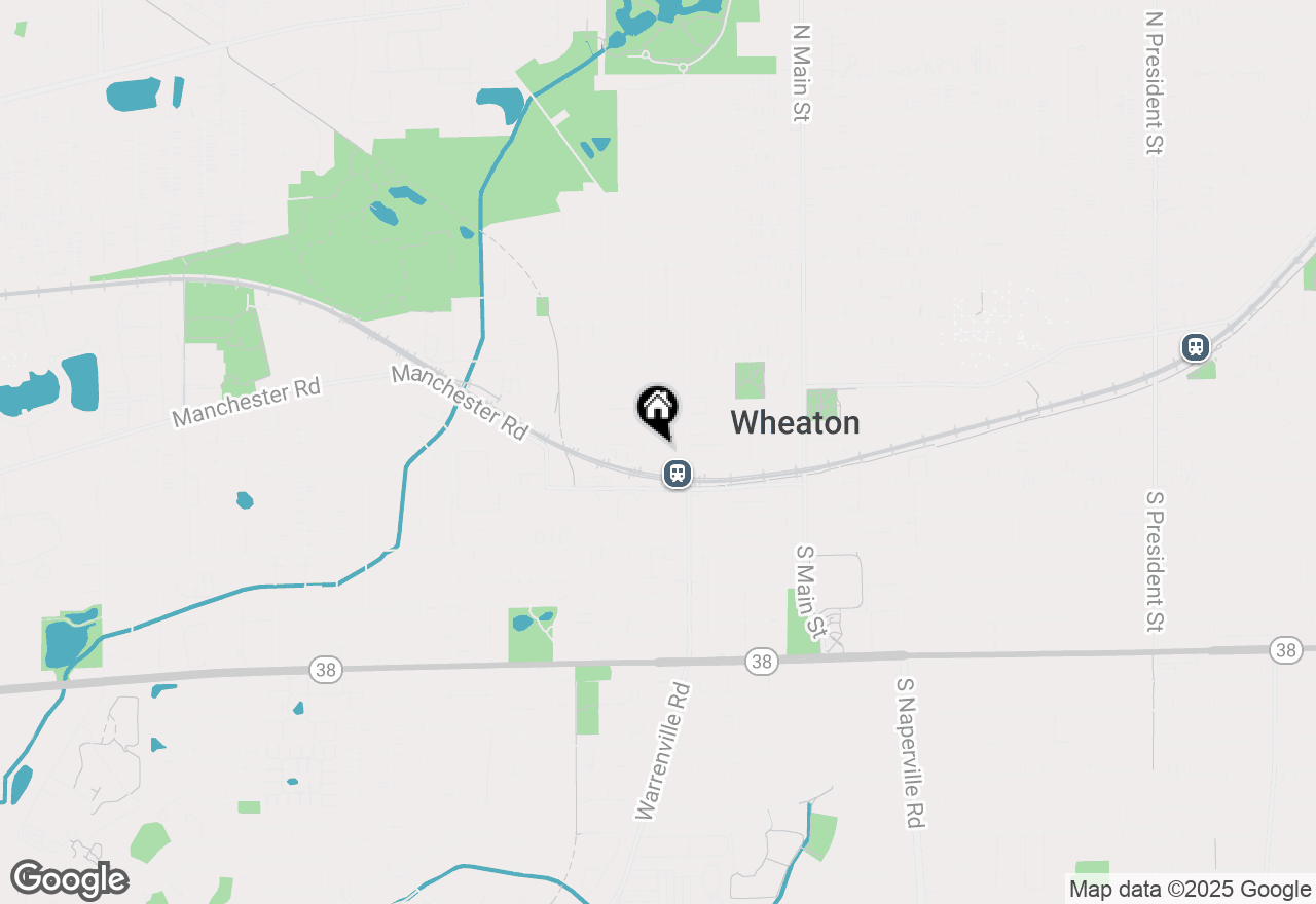 Map of 455 W Front Street #307, Wheaton, IL 60187