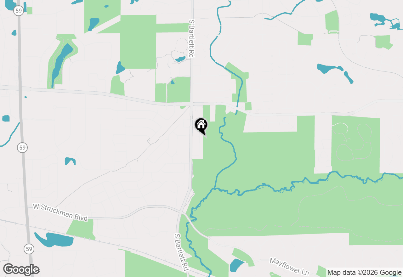 Map of 1005 Hummingbird Way, Bartlett, IL 60103