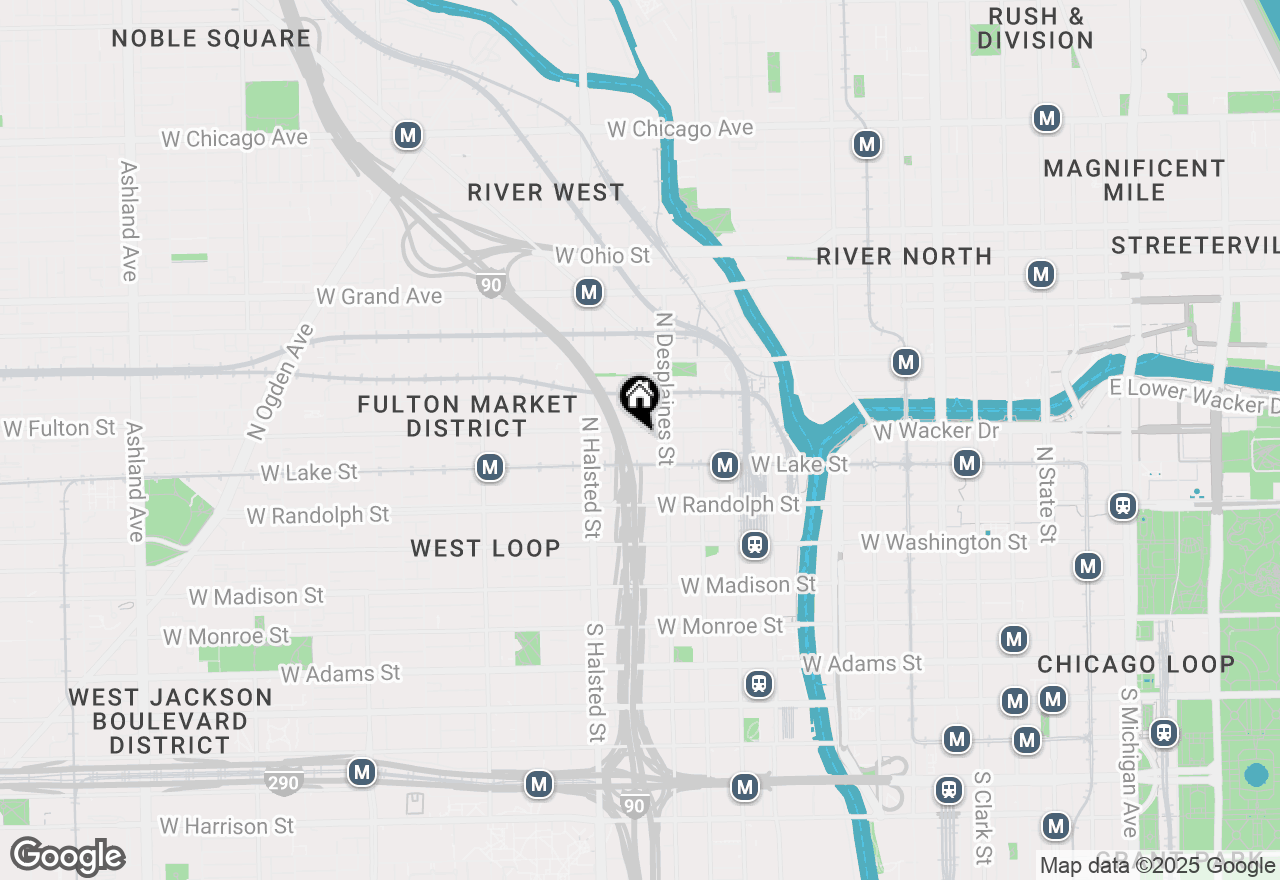 Map of 657 W Fulton Street #604, Chicago, IL 60661