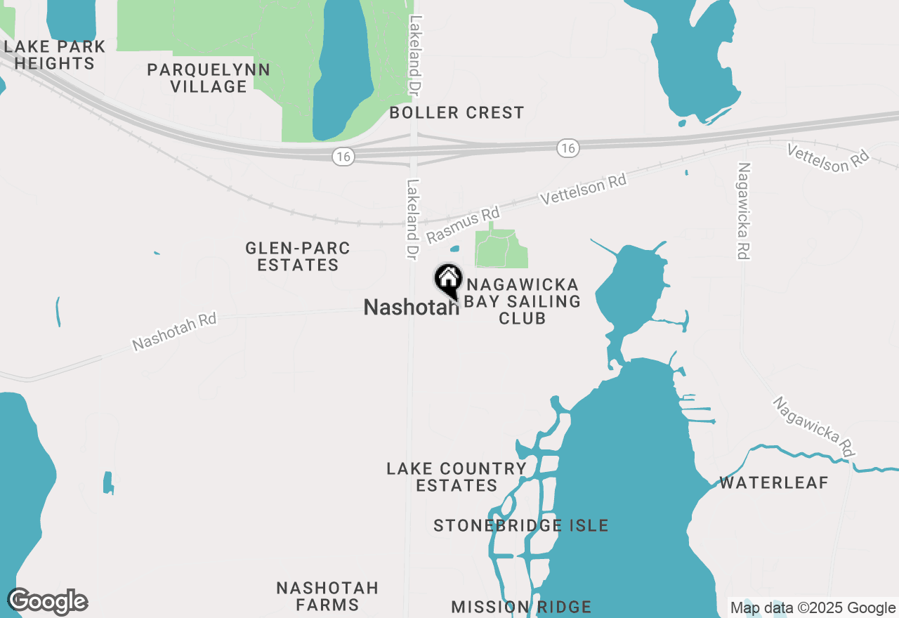 Map of W328N4212 Starboard Dr, Nashotah, WI 53058