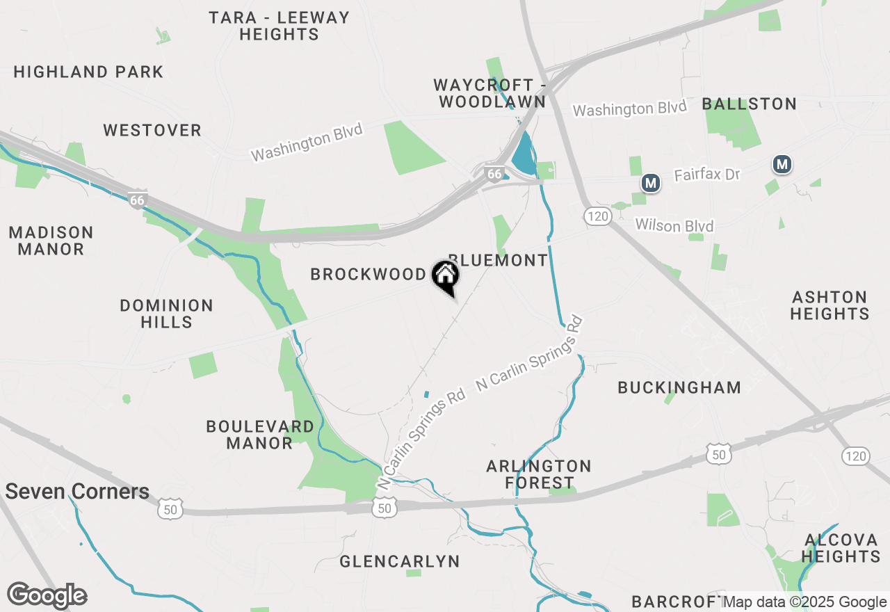 Map of 708 N Florida Street, Arlington, VA 22205