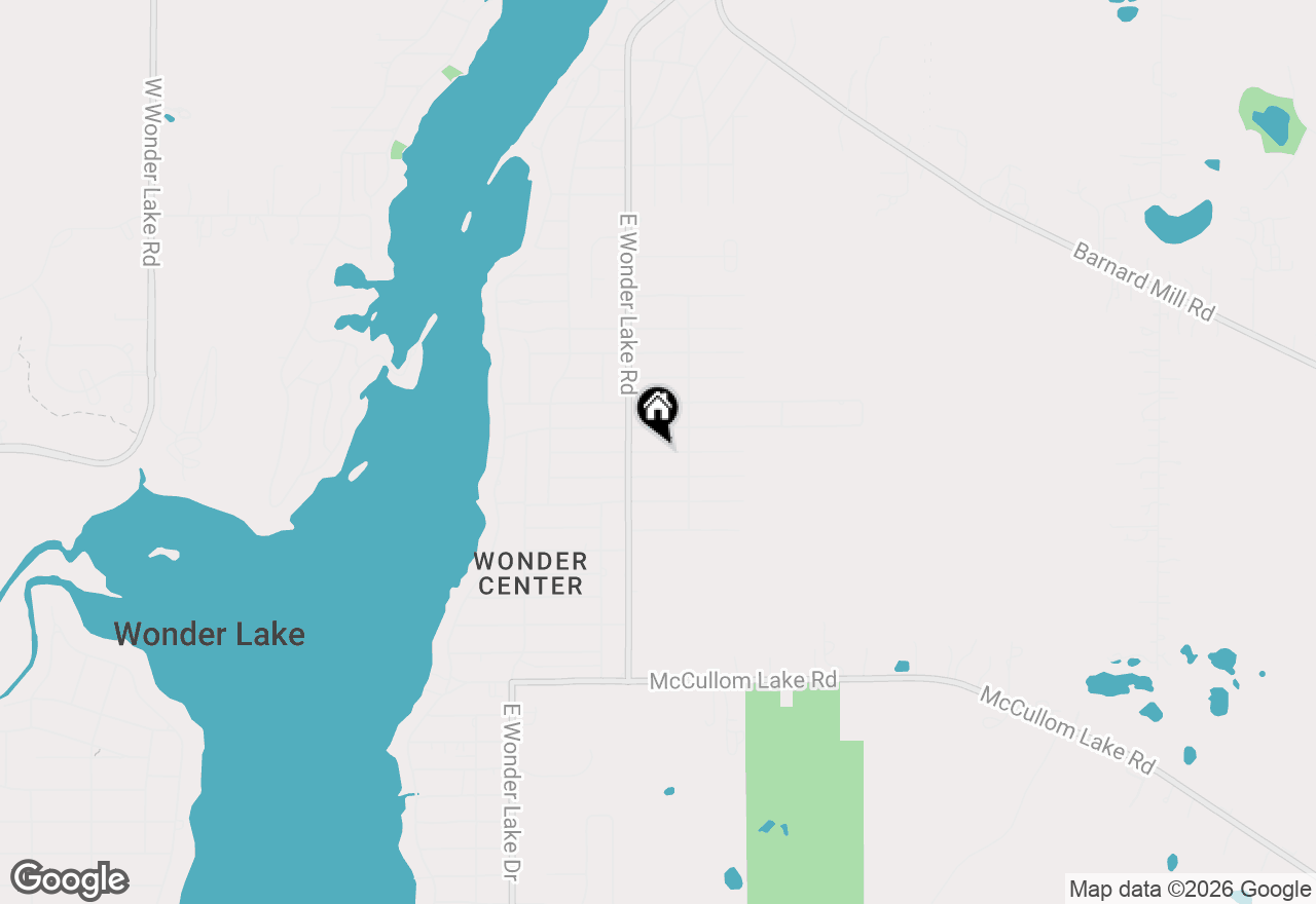Map of 7302 Chippewa Drive, Wonder Lake, IL 60097