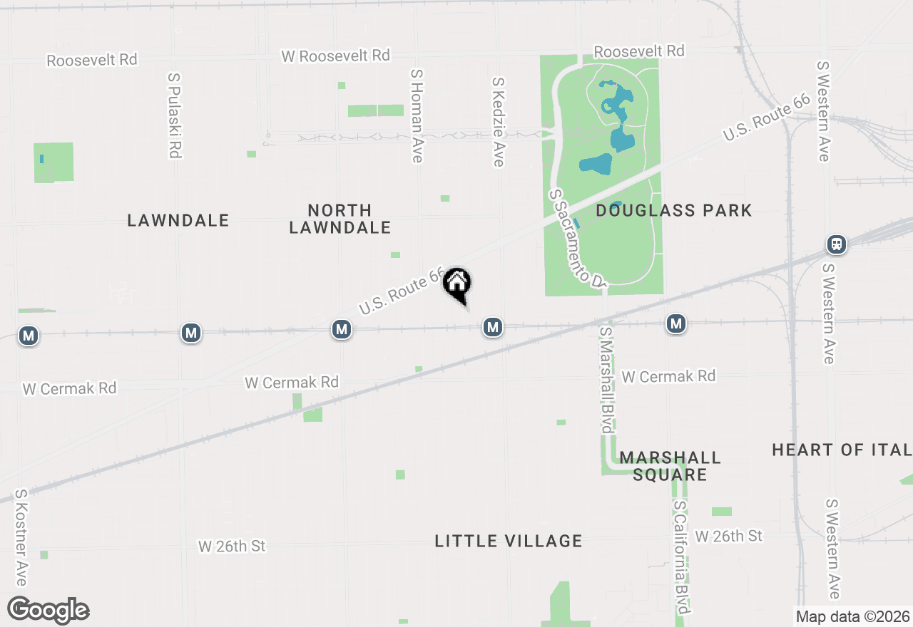 Map of 1920 S Spaulding Avenue #1, Chicago, IL 60623