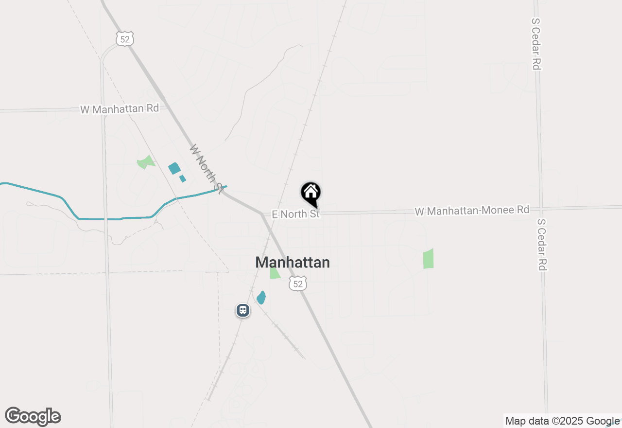 Map of 310 E North Street, Manhattan, IL 60442