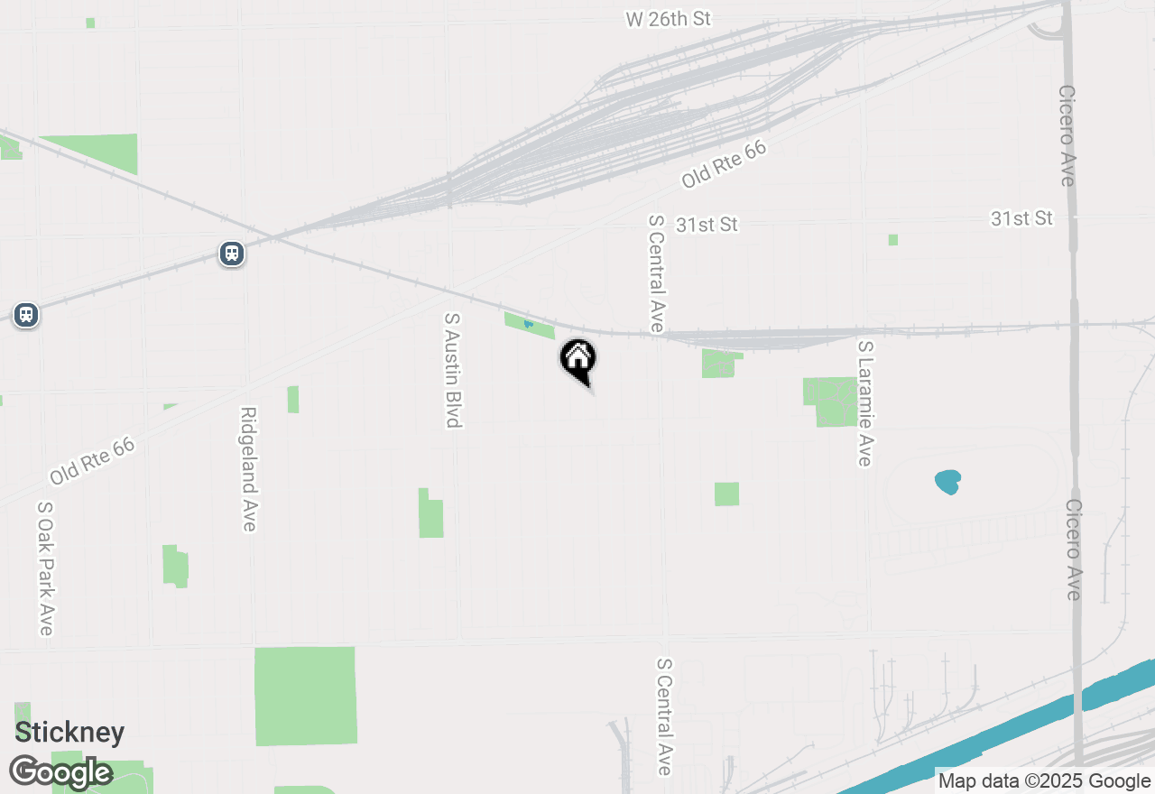 Map of 3412 S 57th Court, Cicero, IL 60804