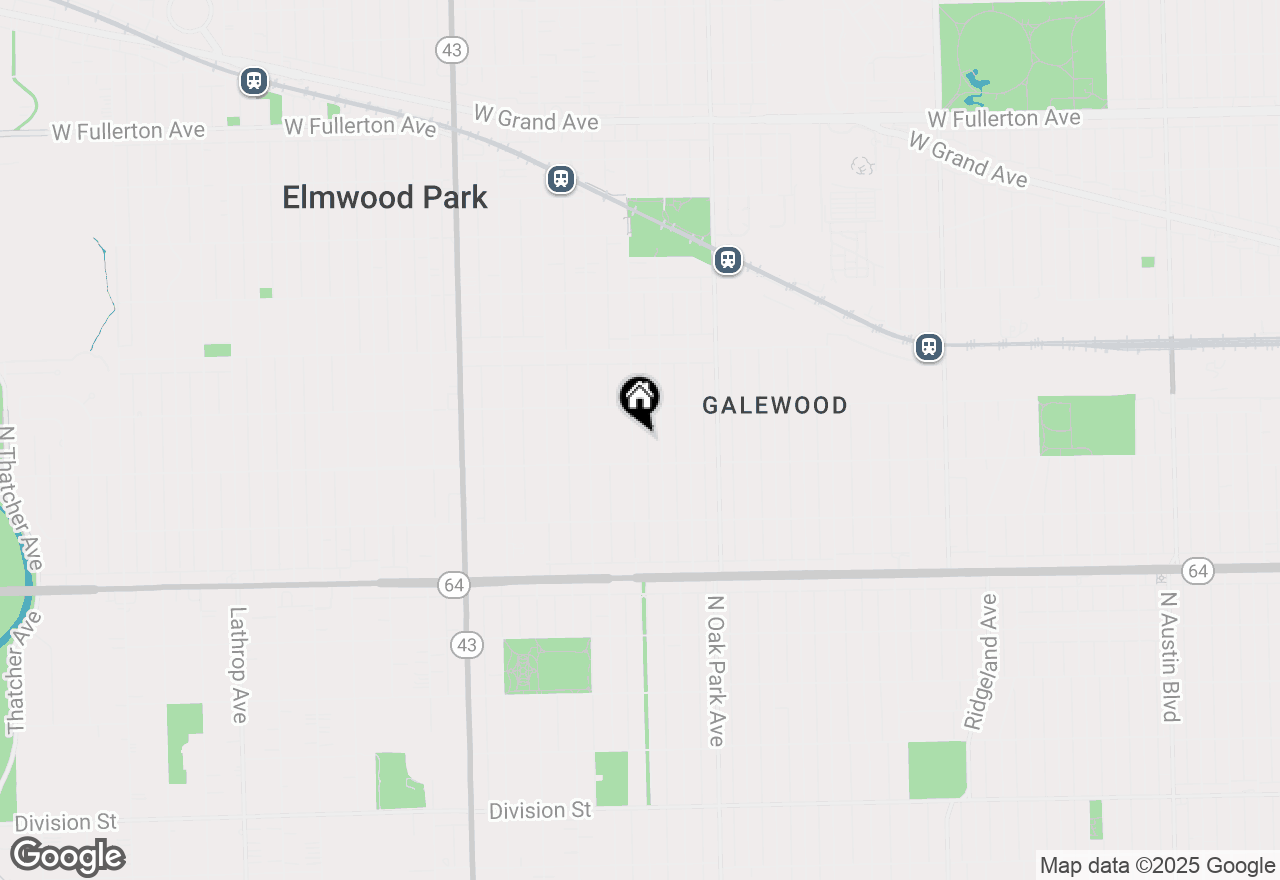 Map of 1823 N Newland Avenue, Chicago, IL 60707