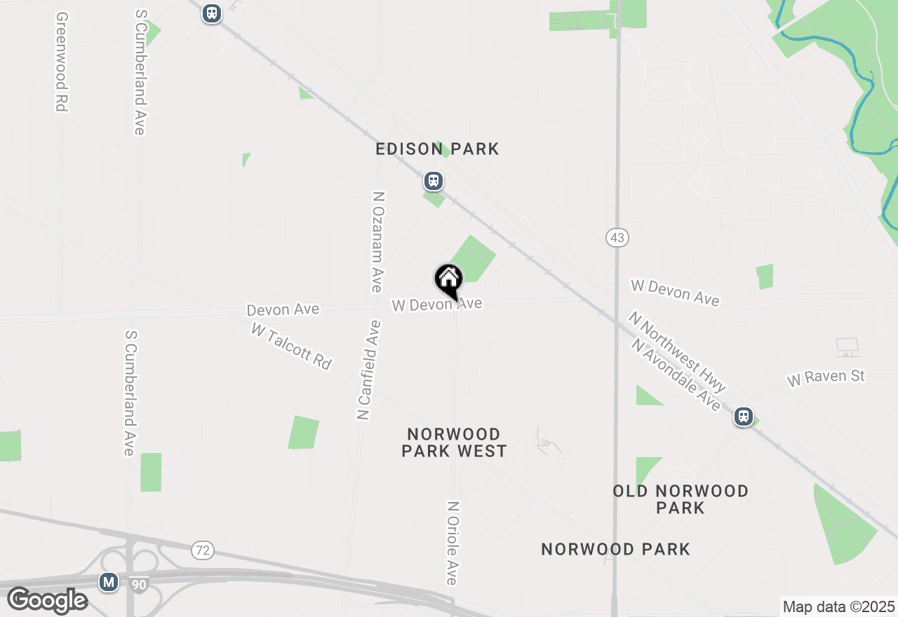 Map of 7607 W Devon Avenue, Chicago, IL 60631