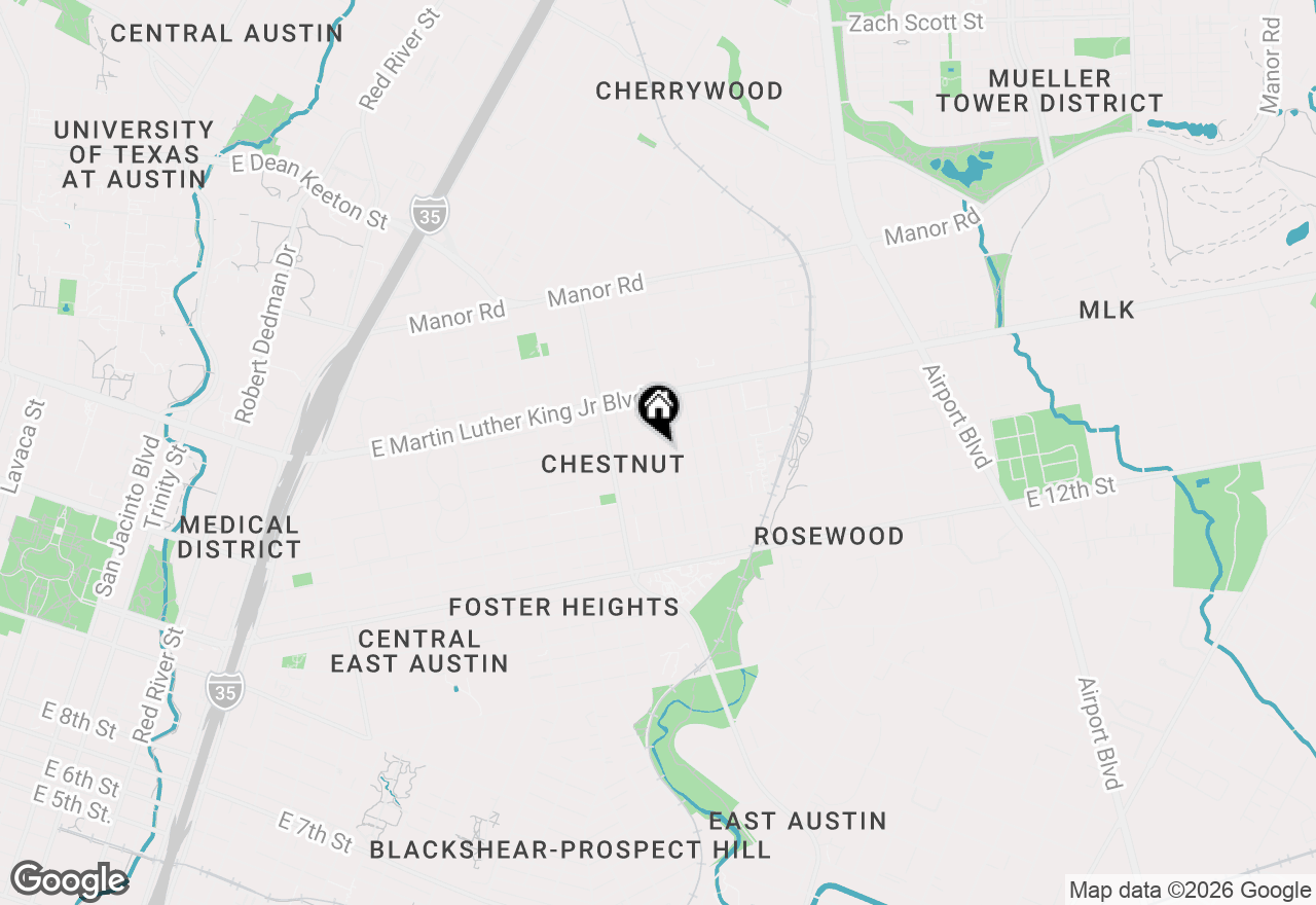 Map of 1700 Singleton Ave #A, Austin, TX 78702