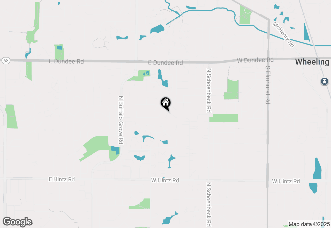 Map of 2 Cambridge Court, Buffalo Grove, IL 60089