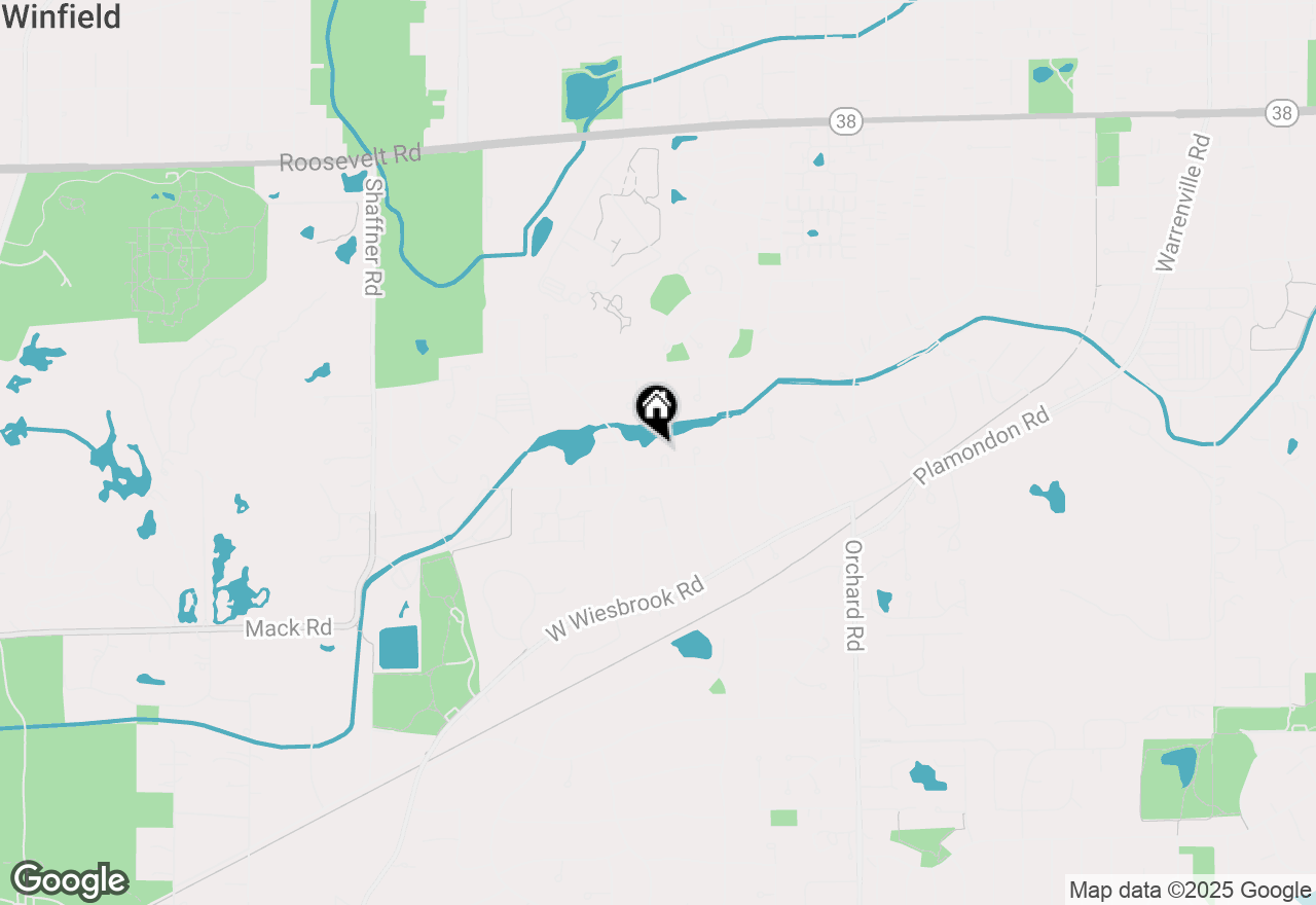 Map of 1530 Creekside Cove, Wheaton, IL 60189