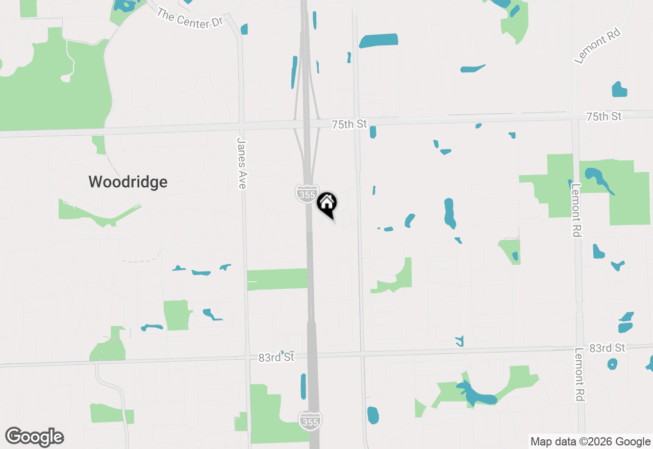 Map of 2216 Country Club Drive #25, Woodridge, IL 60517